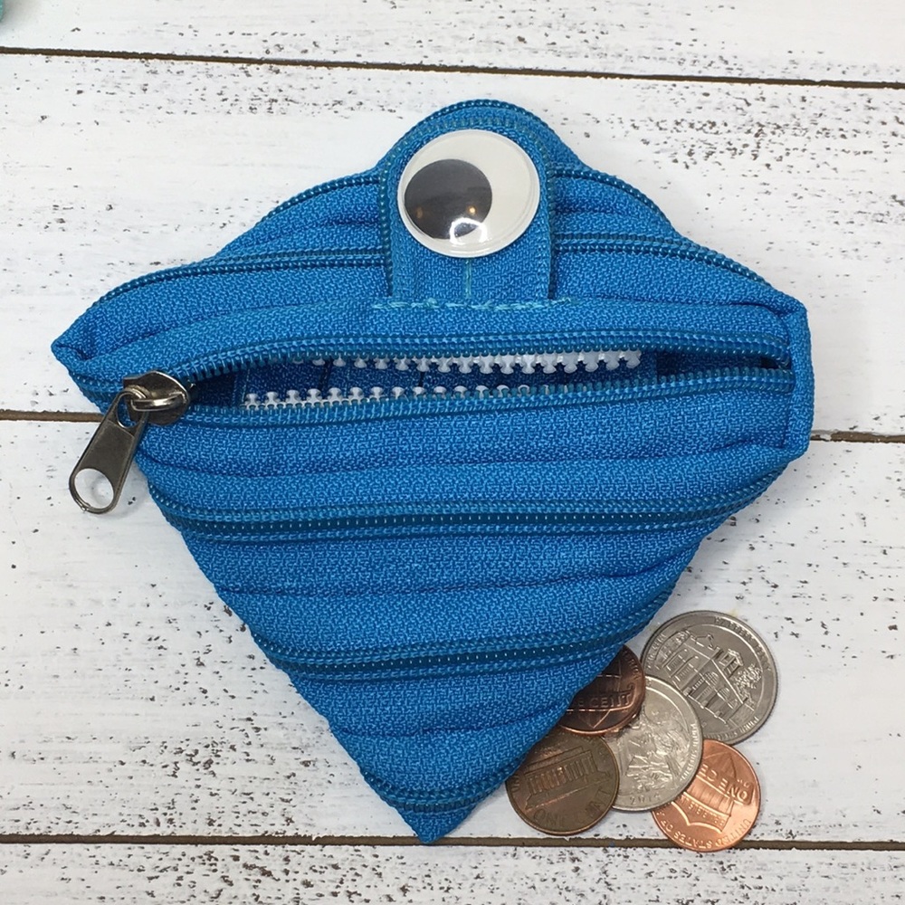Monster Zipper Face Coin Purse - Picture 2 of 7